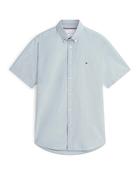 Tommy Hilfiger Heritage Oxford S/S Shirt - Green / L