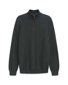 Bugatti Half Zip Sweater - Green / M