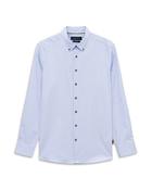 Bugatti Modern Fit Long Sleeve Shirt - Blue / 2XL image
