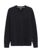 Bugatti V Neck Jumper - Black / 4XL