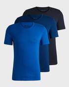 Boss Bodywear 3P Logo T-Shirts - Blue / L