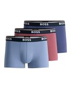 Boss Bodywear 3P Trunks With Logo Waistband - Multi / 2XL
