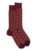 Doré Doré Egyptian Cotton 3D cubes Socks 1 Pair - 40-46