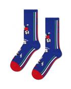 Happy Socks World Cup Italy Sneaker Sock - Blue