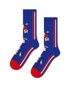 Happy Socks World Cup France Sneaker Sock - Blue