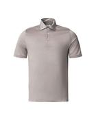 Eton Jaquard Polo Shirt - Brown / L