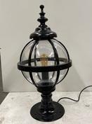 Resale Victorian globe pier light in cast iron for flat pier caps 0.79m (RSH251)