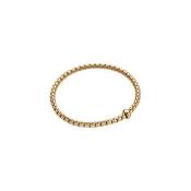 18ct Yellow Gold Fope Eka Bracelet Single Diamond Roundel 0.01ct Small 01M01BX_BB_G_XGX_00S image