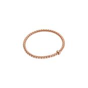 18ct Rose Gold Fope Eka Bracelet Plain Roundel Small 01M01BX_BB_R_XRX_00S image