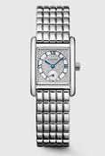 Ladies Longines Mini Dolcevita Steel Bracelet and Case Snow-Set Diamond and White Mother of Pearl Dial 0.268ct L5.200.4.87.6