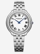 Ladies Raymond Weil 28mm Tocatta Heritage Steel Bracelet White Roman Numeral Dial 5250-ST-00650 image