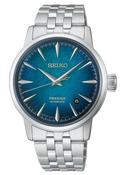 Gents Seiko 38mm Presage Automatic Crushed Ice Cocktail Time Emerald Mist Steel Bracelet  HCB001J1 image