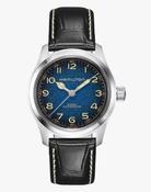 Gents Hamilton 38mm Khaki Field Murph Steel Case Black Strap Blue Dial H70405740