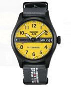 Gents Seiko Honda Motocompo 8000 Limited Edition Yellow Dial Steel Case Nylon Strap HDB010K1 image