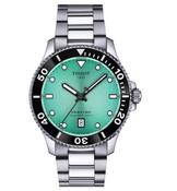 Gents Tissot Seastar 1000 40mm Steel Case Green Dial Black Bezel T120.410.11.091.00
