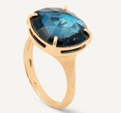 18ct Yellow Gold Marco Bicego Alta London Blue Topaz Ring AB645_TPL01_Y_02 image