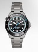 Gents Tag Heuer 42mm Limited Edition Aquaracer Professional 500 Date Titanium Bracelet Black and Grey Dial WBP5182.BF0010