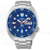 Gents Seiko Prospex 45mm Automatic Sea PADI 60th Anniversary King Turtle Limited Edition Blue Dial Steel Bracelet Additional Silicone Strap image