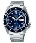 Gents Seiko 5 Sports SNZH ReInterpretation Bluetone Redux Automatic 42.5mm Day Date Steel Bracelet