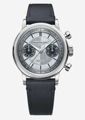 Gents Raymond Weil 39mm Millesime Jubilee Limited Edition Automatic Bi Chronograph Steel Case Light Blue Dial Leather Strap 7776-STC-65501 image