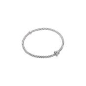 18ct WG Fope Prima Bracelet Diamond Pave Roundels 0.31ct image