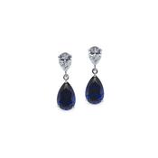 9ct WG Carat London Arabella Earrings Blue CE9KW-ARAB-SA image