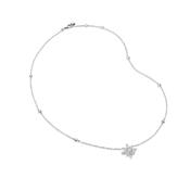 Silver Carat London Camelia Necklet CN925W-CAME