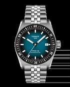 Gents Tissot PR516 Powermatic 80 38mm Steel Bracelet Blue Black Graded Dial T149.407.11.041.00