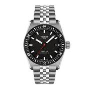 Gents Tissot PR516 Powermatic 80 38mm Steel Bracelet Black Dial image