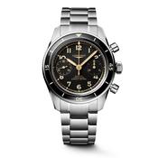 Gents Longines Spirit Chrono Pilot Flyback 39.5mm Steel &amp; Ceramic Black Dial image