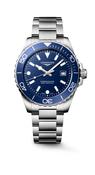 Gents Longines Hydroconquest Quartz 42mm Steel Bracelet Blue Dial L3.769.4.96.6