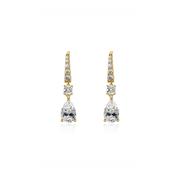 Carat London Thea Drop Oval 18K Gold Vermeil