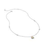 Silver Carat London Emile Yellow Pendant on Chain CN925W-EMIL-MY image