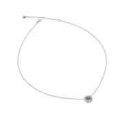 Silver Carat London Gwen Pendant Light Pink CN925W-GWEN-LP