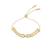 Carat London 18ct YG Vermeil Stevie Bracelet CB925Y-STEV image