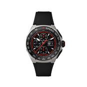 Gents Tag Heuer F1 Chrono Auto 44mm Titanium on Black Strap