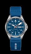 Hamilton Khaki Aviation Pilot Day Date Auto Air Glaciers Edition Blue Dial &amp; Strap