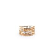 Ring DUNE Orange Apricot Gold image
