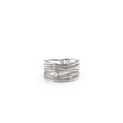 Ring DUNE White Ice Gold image