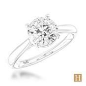 Platinum Lab Grown Classic Engagement Ring 2.01ct E VS1 16200307 image