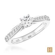 Platinum Memoire Classic Engagement Ring 0.31ct 52753 image
