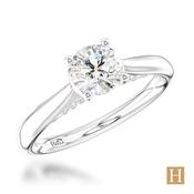 Platinum Oxford Engagement Ring 0.7ct F VS1 10800925 image