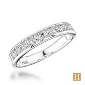 Platinum Round Channel 0.53ct 58295