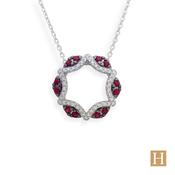 White Gold Circle of Life Pendant 0.73ct 6100595 image
