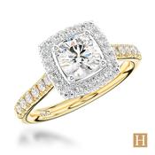 Yellow Gold Inisheer Brava Engagement Ring 0.7ct G SI1 64358 image