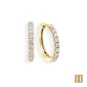 Yellow Gold Inisheer Hoop Earrings 0.38ct 3801047 image