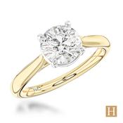 Yellow Gold Lab Grown Classic Engagement Ring 1.5ct E VS1 16201156 image