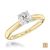 Yellow Gold Oxford Engagement Ring 0.5ct E VS2 10800376 image