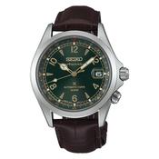 Gents Seiko Prospex Automatic 3 Days Alpinist Classic Pine Green Brown Strap - SPB507J1