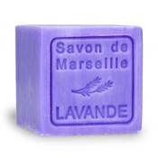 Lavender Marseille Soap Cube Le Chatelard 1802 image